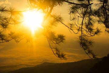 Sunrise at Phukradung National Park, Thailand