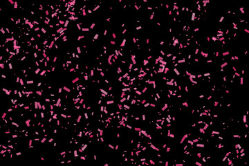 Celebration background template with confetti photo overlays.