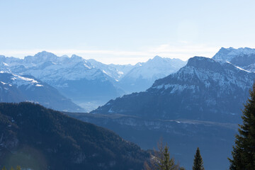 Berge im Winter