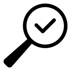 Magnifier Flat Icon Isolated On White Background