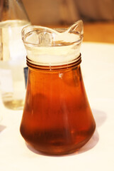 Mug of beer at a celebration