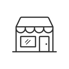 Shop outline icon