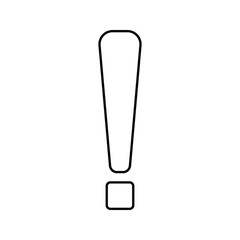 Exclamation danger sign. attention sign icon. Hazard warning attention sign. eps 10