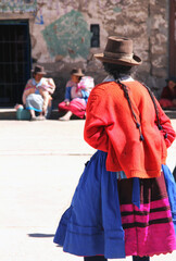 traditional Andes woman