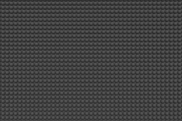 Gray pattern small balls 3d rendering