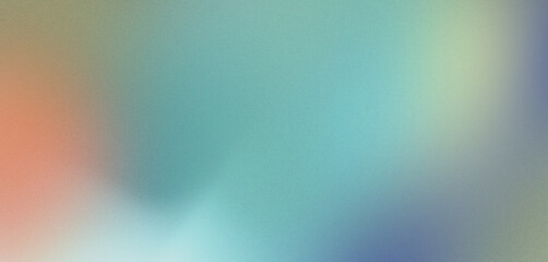 Soft blur gradient abstract background with grain texture.