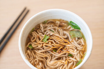 カップ麺のそば