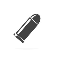 Bullet Icon Silhouette Vector Illustration