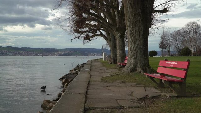 See-Park von Kehlhof, St&auml;fa, Bezirk Meilen, Kanton Z&uuml;rich, Schweiz