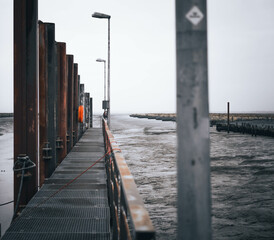 Obraz premium pier on the beach