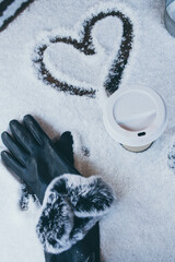 person with a cup of coffee