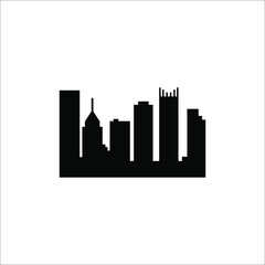 silhouette building logo