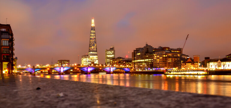 The Shard, the highest building in London..