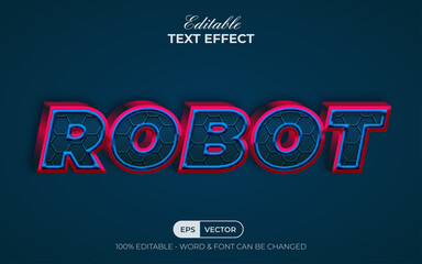 Hero text effect style theme. Editable text effect.
