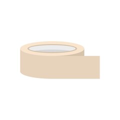 Office tape icon flat isolated vector