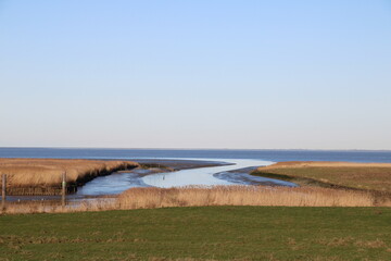 Abfluss des Hadelner Kanals bei der Otterndorfer Schleuse