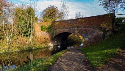 Arched Bridge Over Canal 