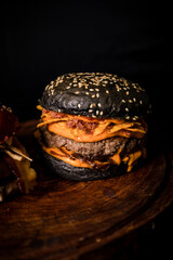 
Perfect Burger Classic Homemade Artisan Bacon Tomato Sauce Sausage Sweet Melted Cheese Onion Chicken Meat Pasta Shrimp Restaurant Menu Gourmet