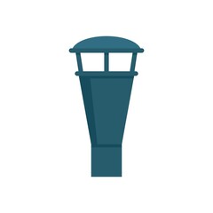 Ventilation chimney icon flat isolated vector
