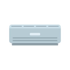 Room air conditioner icon flat isolated vector