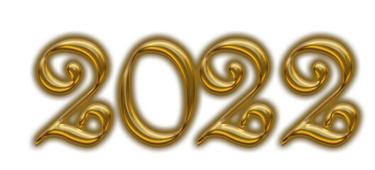 2022, Jahr, Jahreswechsel, Zahl, Goldenes, Grafik, Design