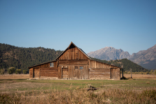 old barn in the tetons
