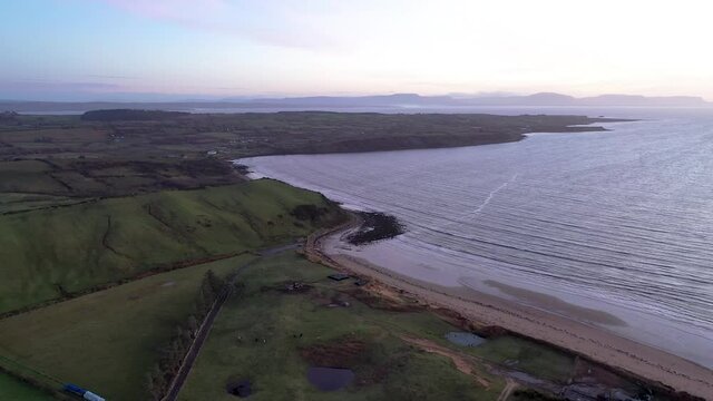 Flying from Inver to Mountcharles in County Donegal - Ireland.