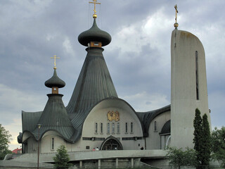 The Holy Trinity Orthodox Church in Hajnowka, Poland