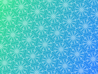 Seamless pattern. Vintage decorative elements. snowflake pattern, Hand drawn background. Islamic, Arabic, Indian, Ottoman motifs Perfect for printing on fabric or paper.