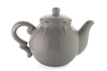 Grey tea pot