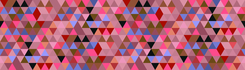 Seamless vector pattern with triangles