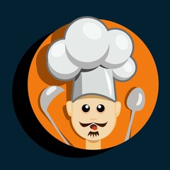  Color chef logo icon