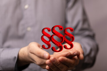 Law and justice concept digital