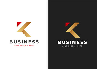 K Letter Logo concept. Creative Minimal emblem design template. Universal elegant icon. Premium business finance logotype. Graphic Alphabet Symbol for Business Identity Vector Element