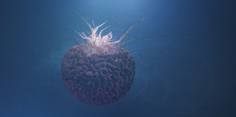 Virus - Mutante - Krebszelle