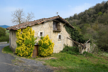 Old Basque farmhouse in the Alava area