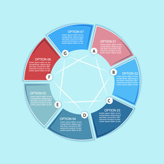 Abstract infographic template for business design	