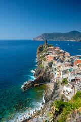 Le magnifiqyue village de Vernazza dans les Cinque Terre, Italie