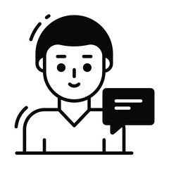 customer review icon, Survey and Feedback, modern vector illustration 