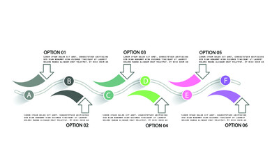 Minimal style infographic template.eps