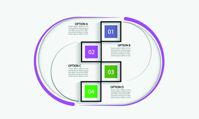 Minimal style infographic template.eps