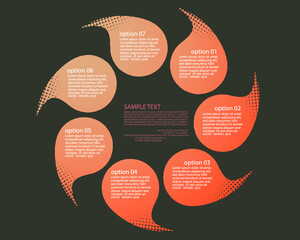 Minimal style infographic template.eps