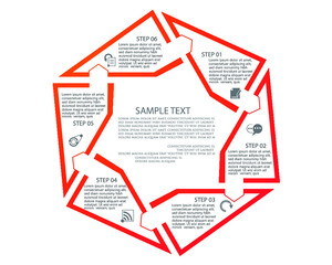 Set elements of infographics, vector illustration template