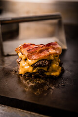 
Perfect Burger Classic Homemade Artisan Bacon Tomato Sauce Sausage Sweet Melted Cheese Onion Chicken Meat Pasta Shrimp Restaurant Menu Gourmet