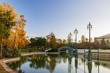 Afternoon view of the Louis Armstrong Park