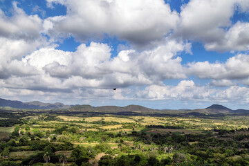Fototapeta na wymiar The countryside of Alcala in Cuba (Holguin)