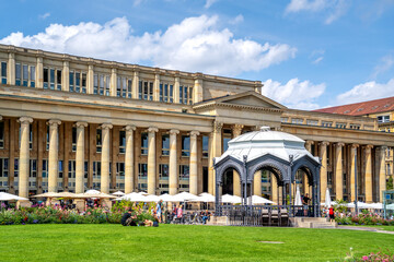 Schlossplatz, Stuttgart, Baden-Wuerttemberg, Deutschland 