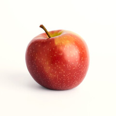 Red apple isolated on white background