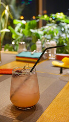 restaurant, cafe refreshing drink, cocktail