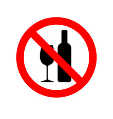 no drinking alcohol symbol
